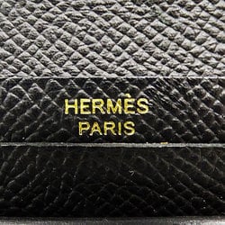 Hermes HERMES Wallet for Women and Men Bi-fold Bearn Compact Epsom Black W Stamp (Manufactured in 2024)