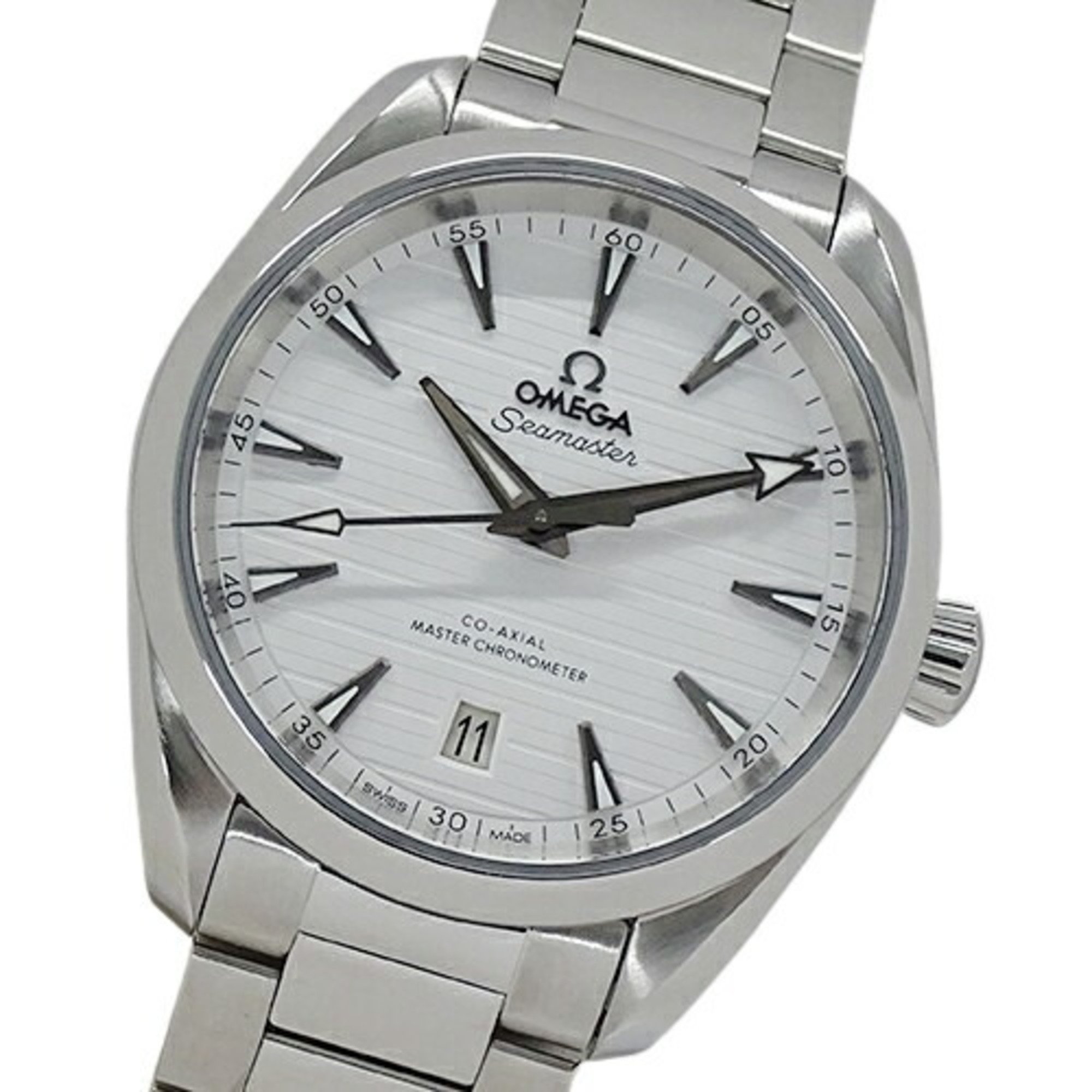 OMEGA Seamaster Aqua Terra 220.10.38.20.02.001 Men's Watch 150m Date Automatic AT Stainless Steel SS Silver Polished