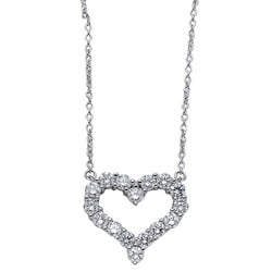 Tiffany & Co. Necklace for Women, Pendant, PT950, Diamond, Sentimental Heart, Small, Platinum, Polished