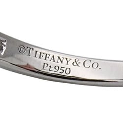 Tiffany & Co. Women's Ring, PT950, Diamond, D0.31, Channel Setting, Half Eternity, Platinum, Size 15, Polished