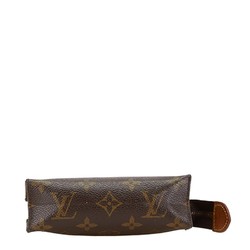 Louis Vuitton Monogram Pochette Toilette 15 Clutch Bag M47546 Brown PVC Leather Women's LOUIS VUITTON