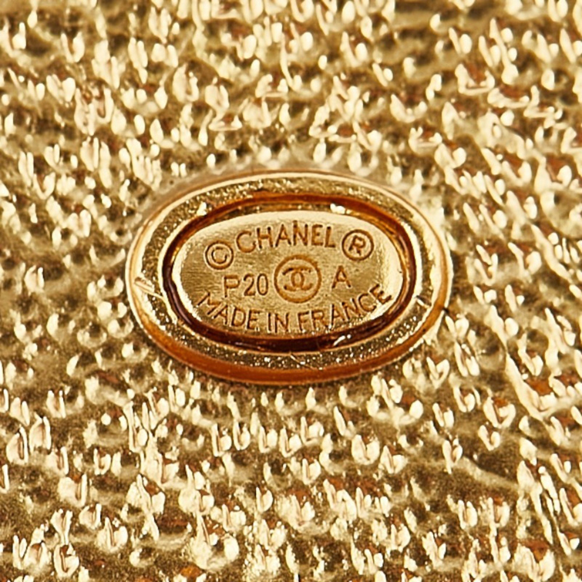 Chanel Brooch Gold Silver Plated Women's CHANEL