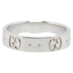 Gucci GG Icon Ring White Gold 750 Women's GUCCI