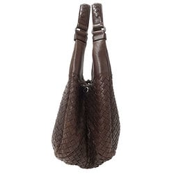 Bottega Veneta Women's Shoulder Bag Leather Intrecciato Brown