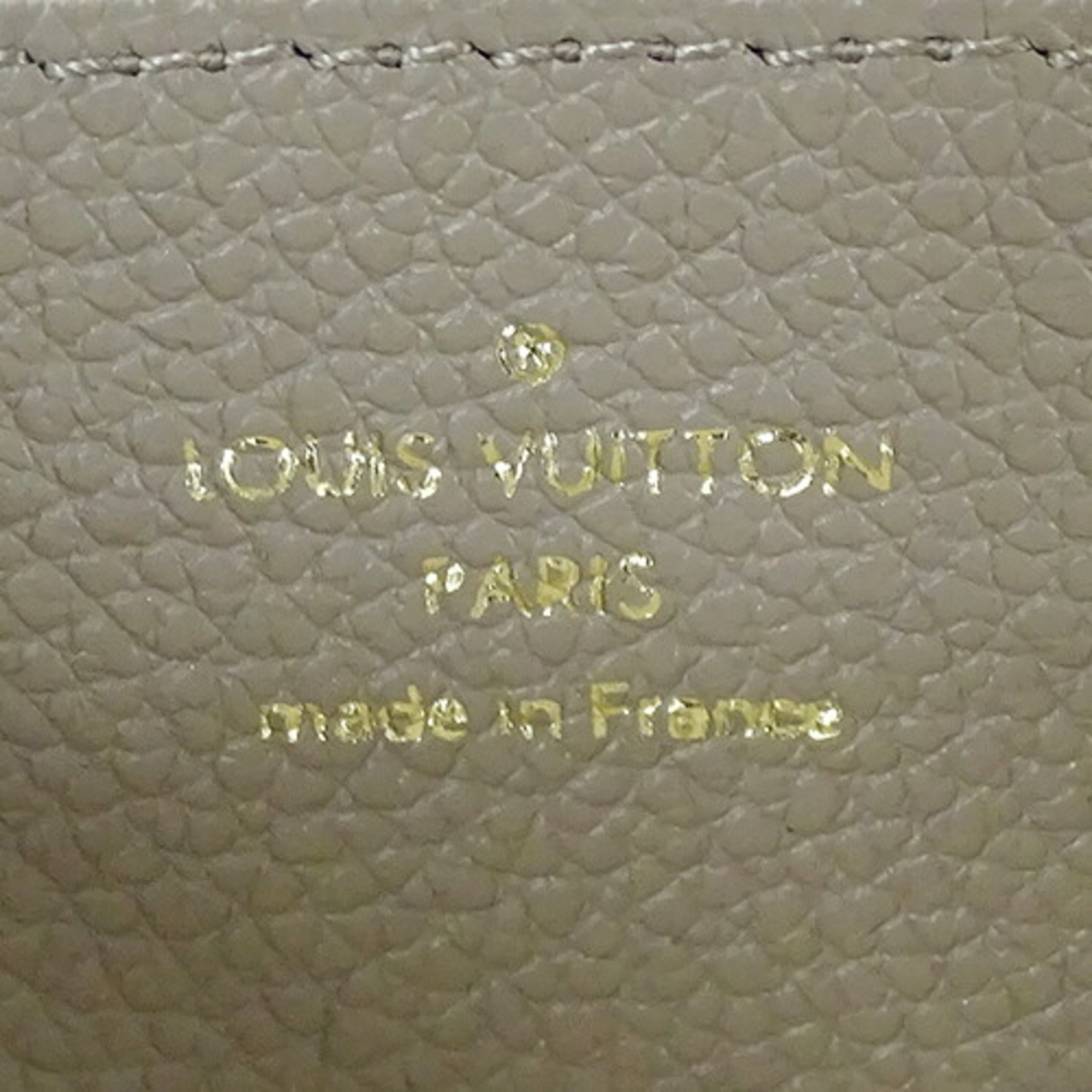 Louis Vuitton LOUIS VUITTON Wallet Bicolor Monogram Empreinte Women's Men's Long Zippy Tourterelle Creme M69794 SP4240