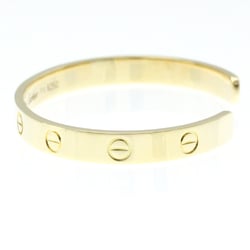 Cartier Love Bracelet 1P Diamond Open Bangle Yellow Gold (18K) Diamond Bangle Gold