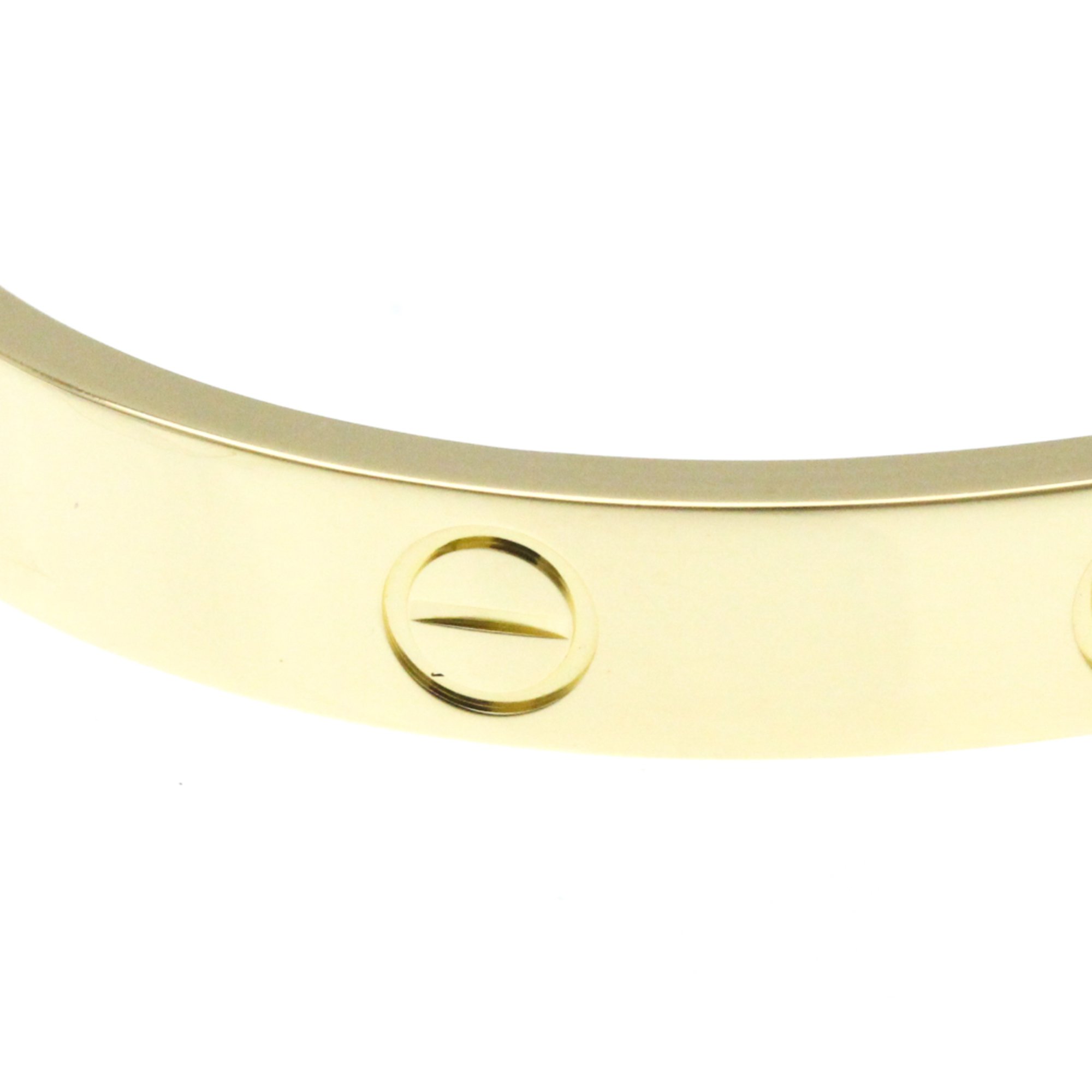 Cartier Love Bracelet 1P Diamond Open Bangle Yellow Gold (18K) Diamond Bangle Gold