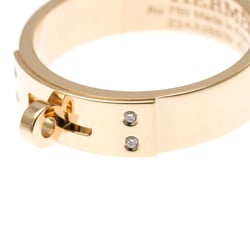 Hermes Kelly Ring PM Diamond Pink Gold (18K) Fashion Diamond Band Ring Pink Gold