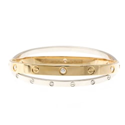 Cartier Love Bracelet Diamond Pink Gold (18K),White Gold (18K) Diamond Bangle Pink Gold,Silver