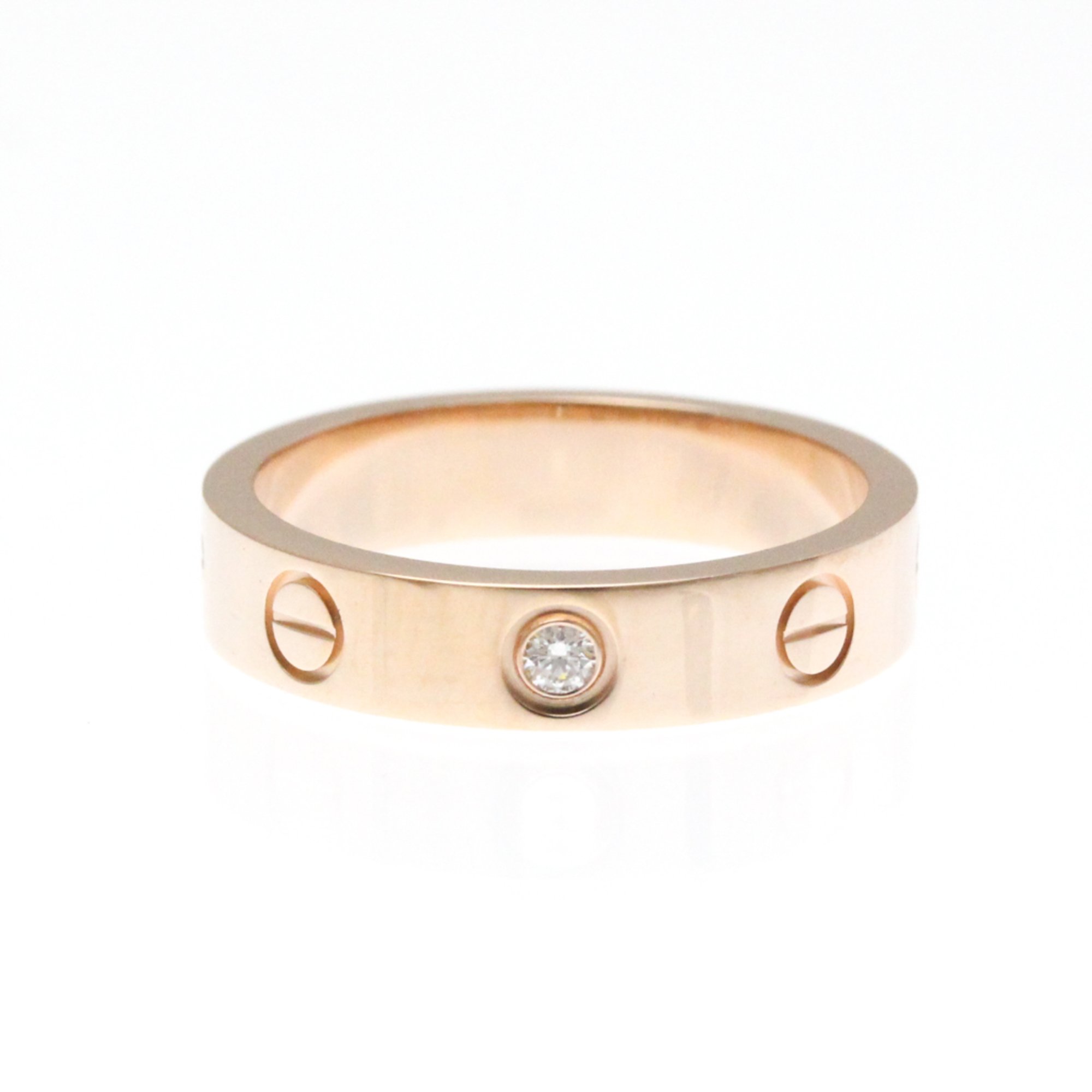 Cartier Love B4050749 Pink Gold (18K) Fashion Diamond Band Ring Carat/0.02 Pink Gold