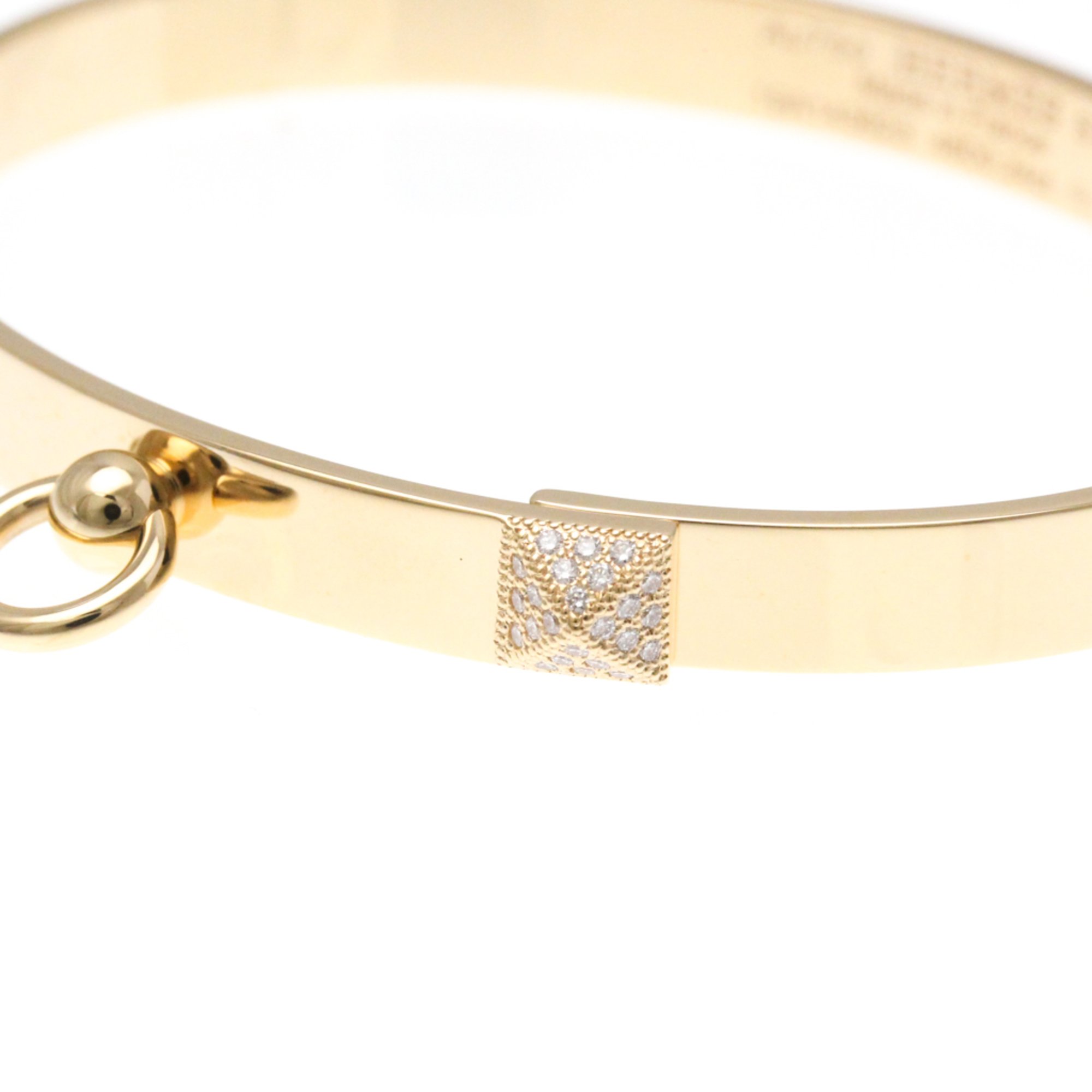 Hermes Collier De Chien PM Diamond Bangle Pink Gold (18K) Diamond Bangle Carat/0.24 Pink Gold