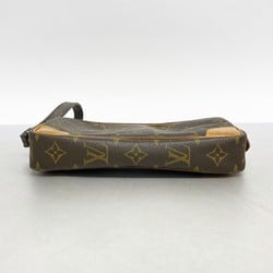 Louis Vuitton Clutch Bag Monogram Marly Dragonne PM M51827 Brown Men's