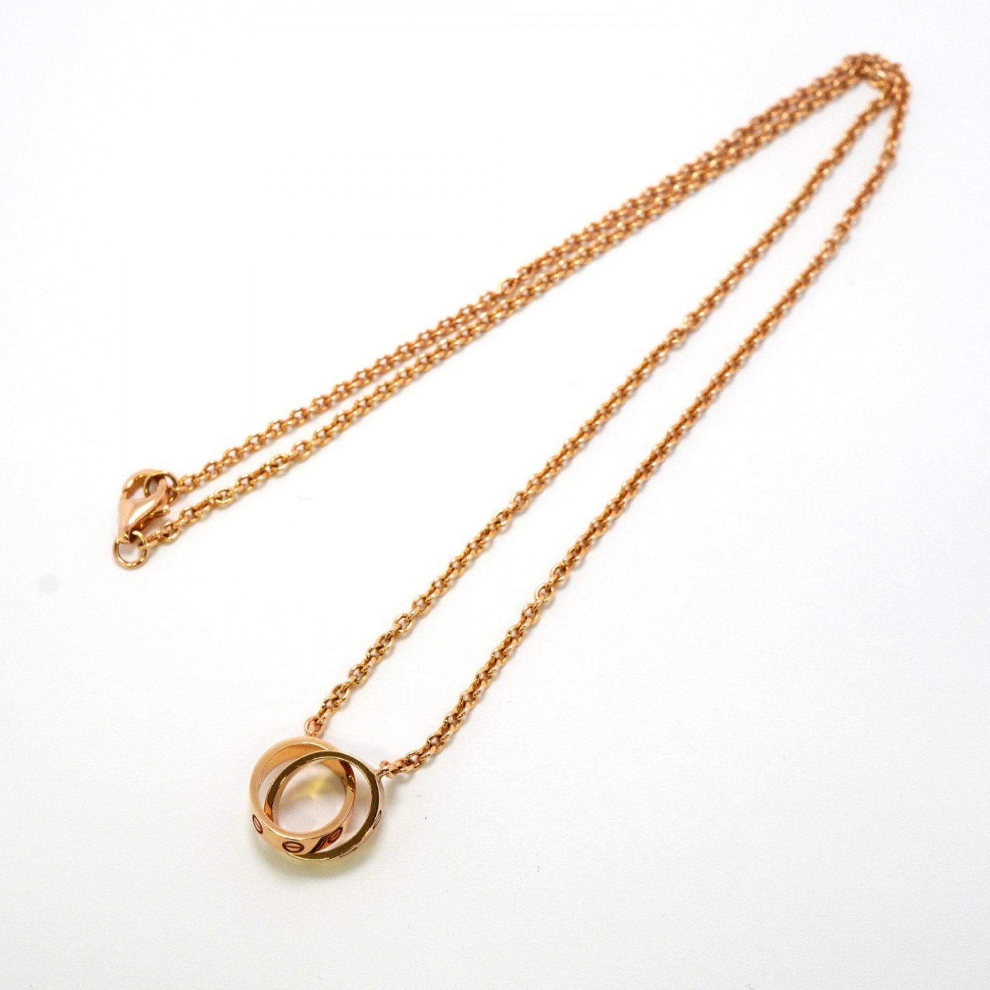 Cartier Necklace Baby Love K18PG Pink Gold Ladies