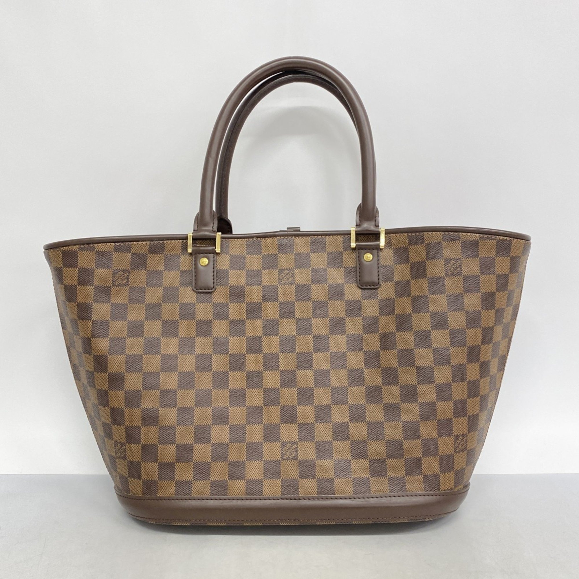 Louis Vuitton Tote Bag Damier Manosque GM N51120 Ebene Women's