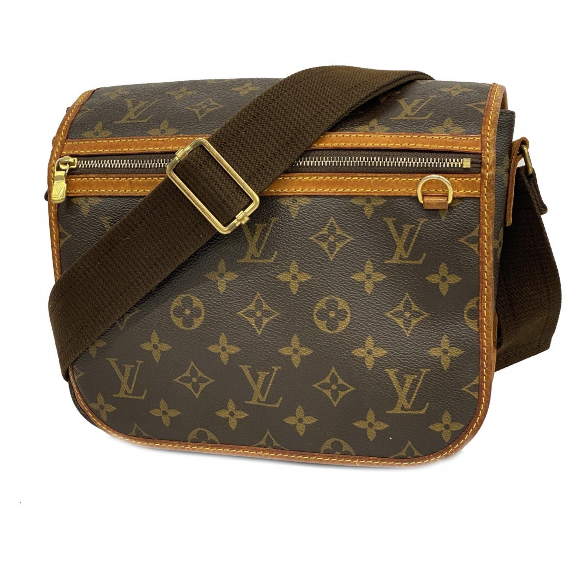 Louis Vuitton Shoulder Bag Monogram Bosphore PM M40106 Brown Ladies