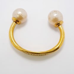 Chanel Bangle Fake Pearl GP Plated Gold Ladies