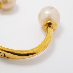 Chanel Bangle Fake Pearl GP Plated Gold Ladies