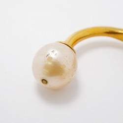 Chanel Bangle Fake Pearl GP Plated Gold Ladies