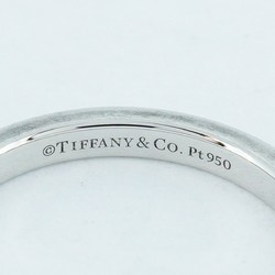 Tiffany Ring Classic Band 3PD Diamond Pt950 Platinum Size 6 Ladies