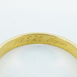 Cartier Ring Classic Wedding 1PD Diamond K18YG Yellow Gold #50 Ladies