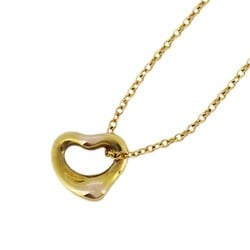 Tiffany Necklace Heart K18YG Yellow Gold Ladies