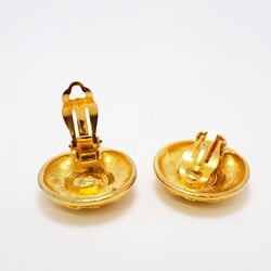 Chanel Earrings Coco Mark Circle GP Plated Gold Ladies