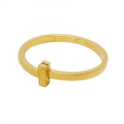 Tiffany Bangle T One Wide Hinge K18YG Yellow Gold Ladies