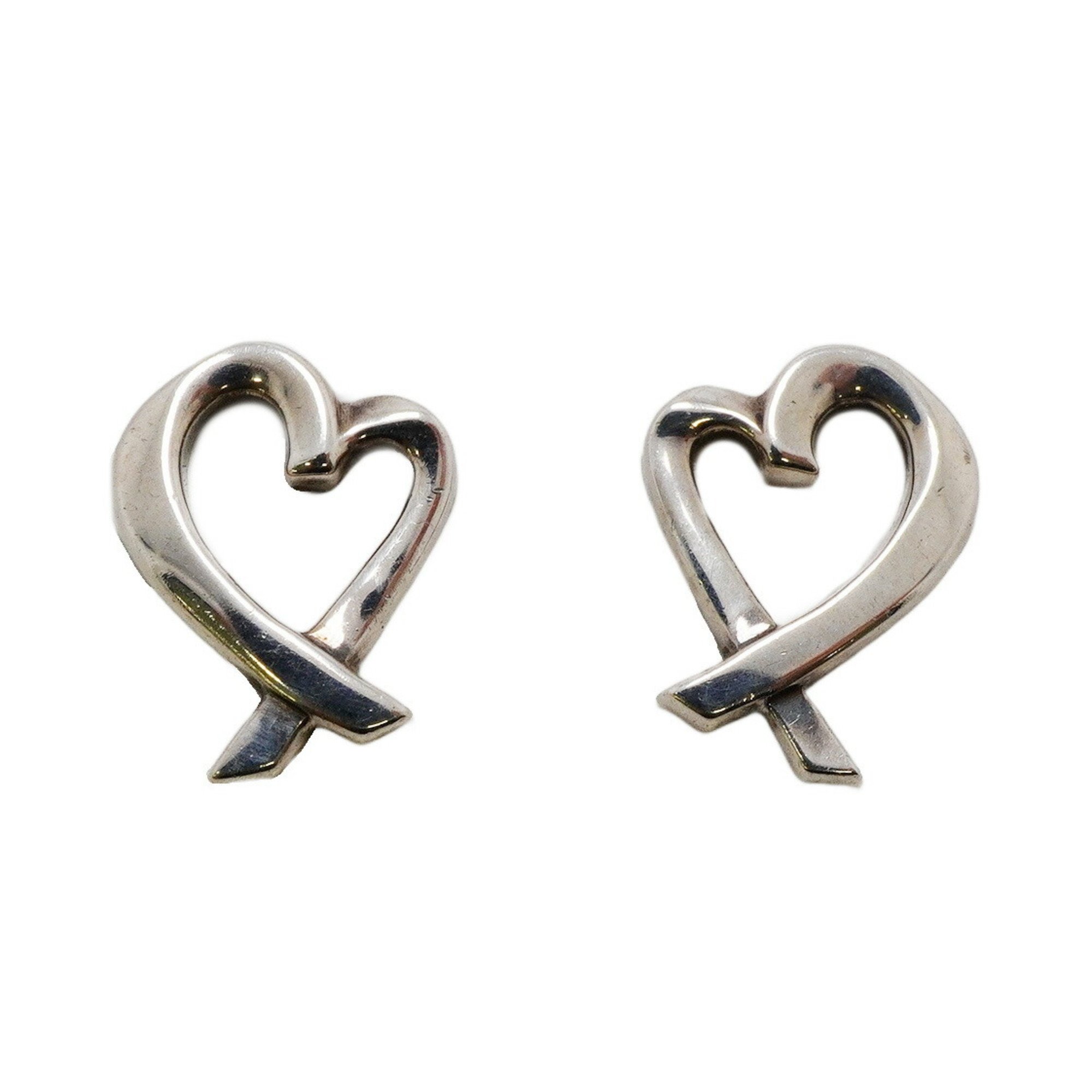 Tiffany earrings, loving heart, silver 925, for women