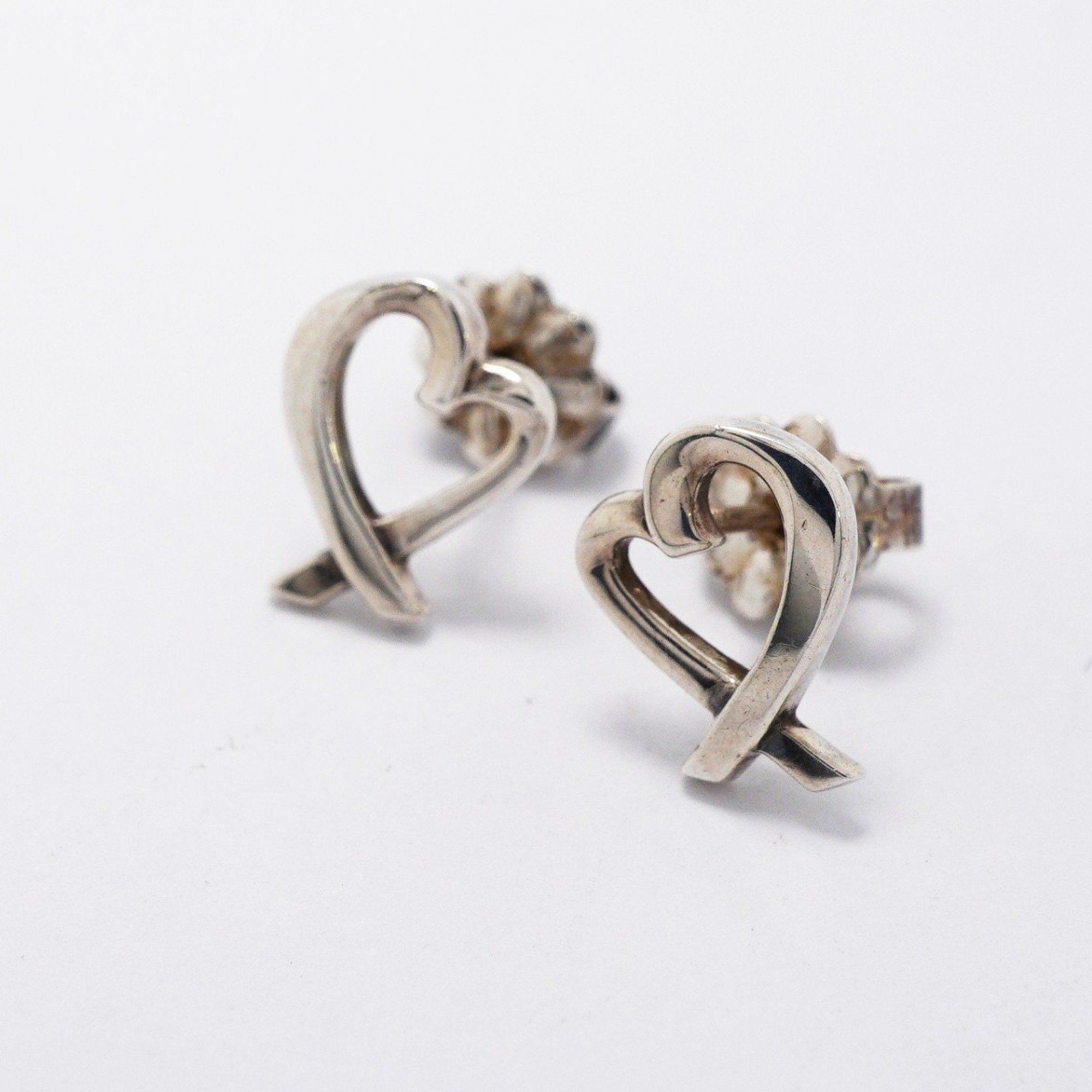 Tiffany earrings, loving heart, silver 925, for women