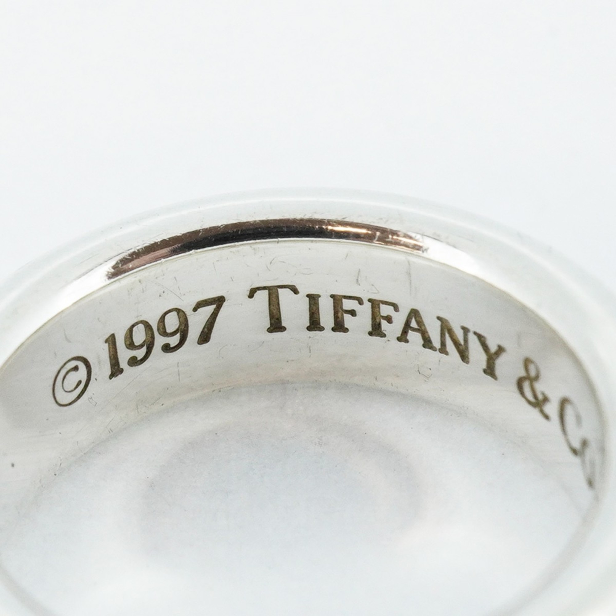 Tiffany Ring Narrow Silver 925 Size 12.5 Ladies