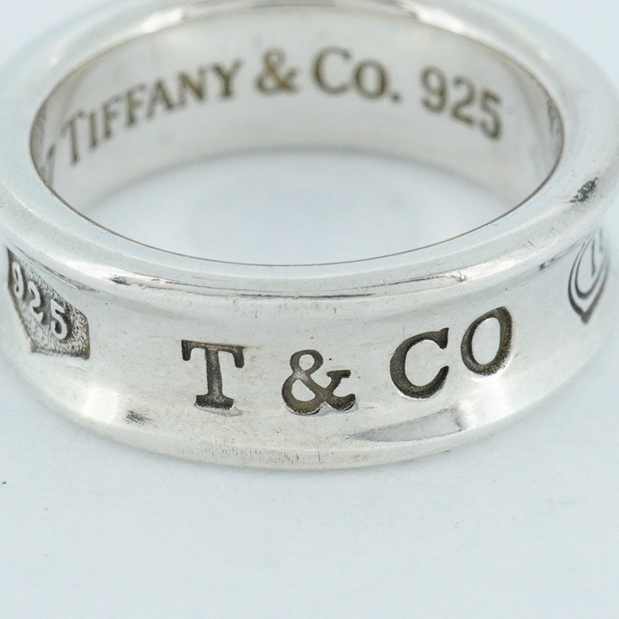 Tiffany Ring Narrow Silver 925 Size 12.5 Ladies