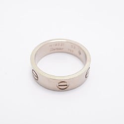 Cartier Ring Love K18WG White Gold #53 Ladies