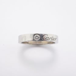 Cartier Ring 1PD Diamond Pt950 Platinum #48 Ladies