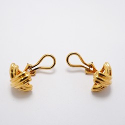 Tiffany Signature Earrings K18YG Yellow Gold Ladies