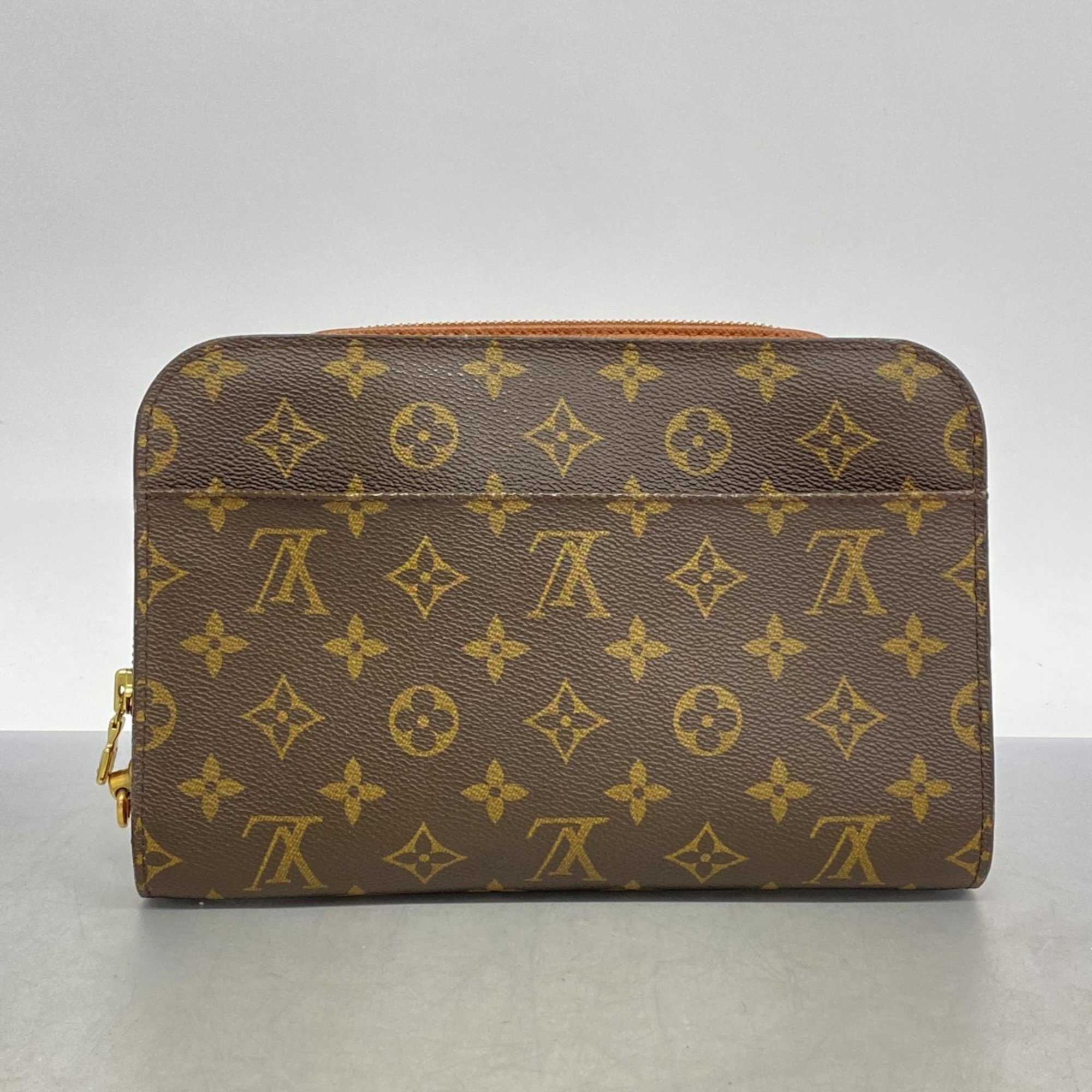 Louis Vuitton Clutch Bag Monogram Orsay M51790 Brown Men's