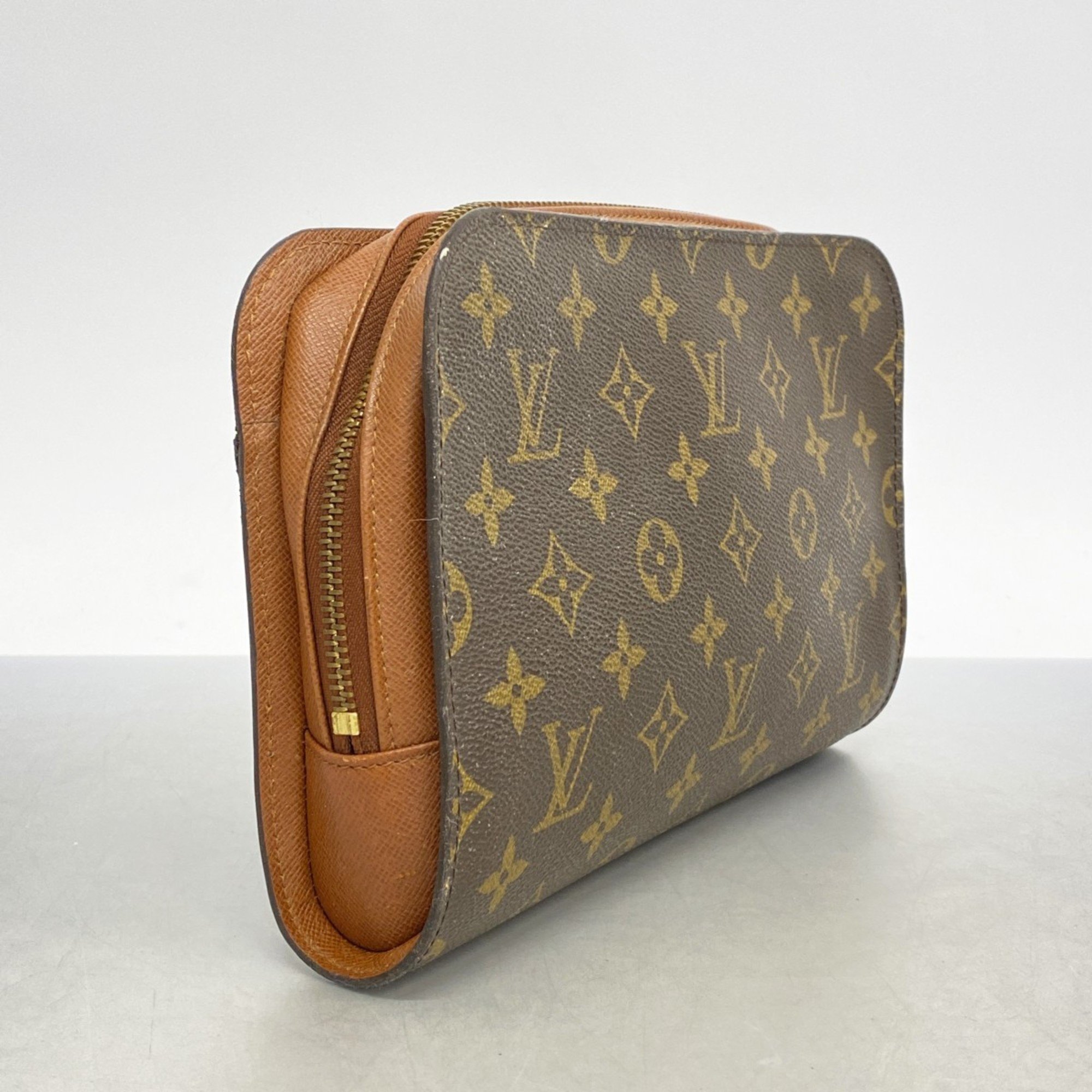 Louis Vuitton Clutch Bag Monogram Orsay M51790 Brown Men's