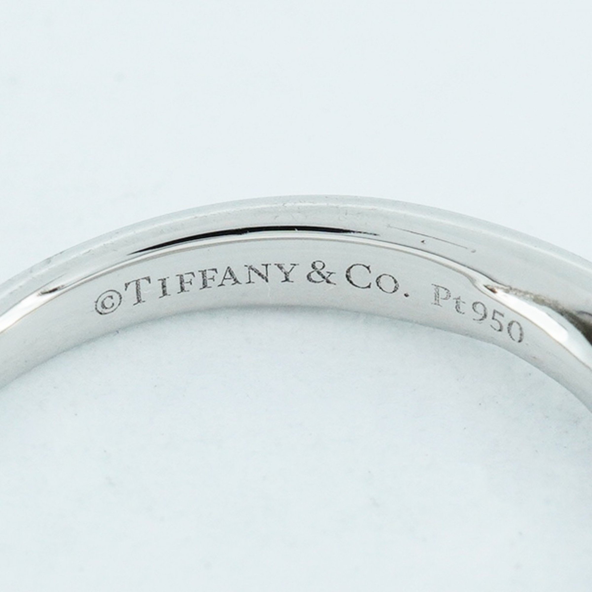 Tiffany Ring Harmony 1PD Diamond Pt950 Platinum 0.27ct Size 6.5 Ladies