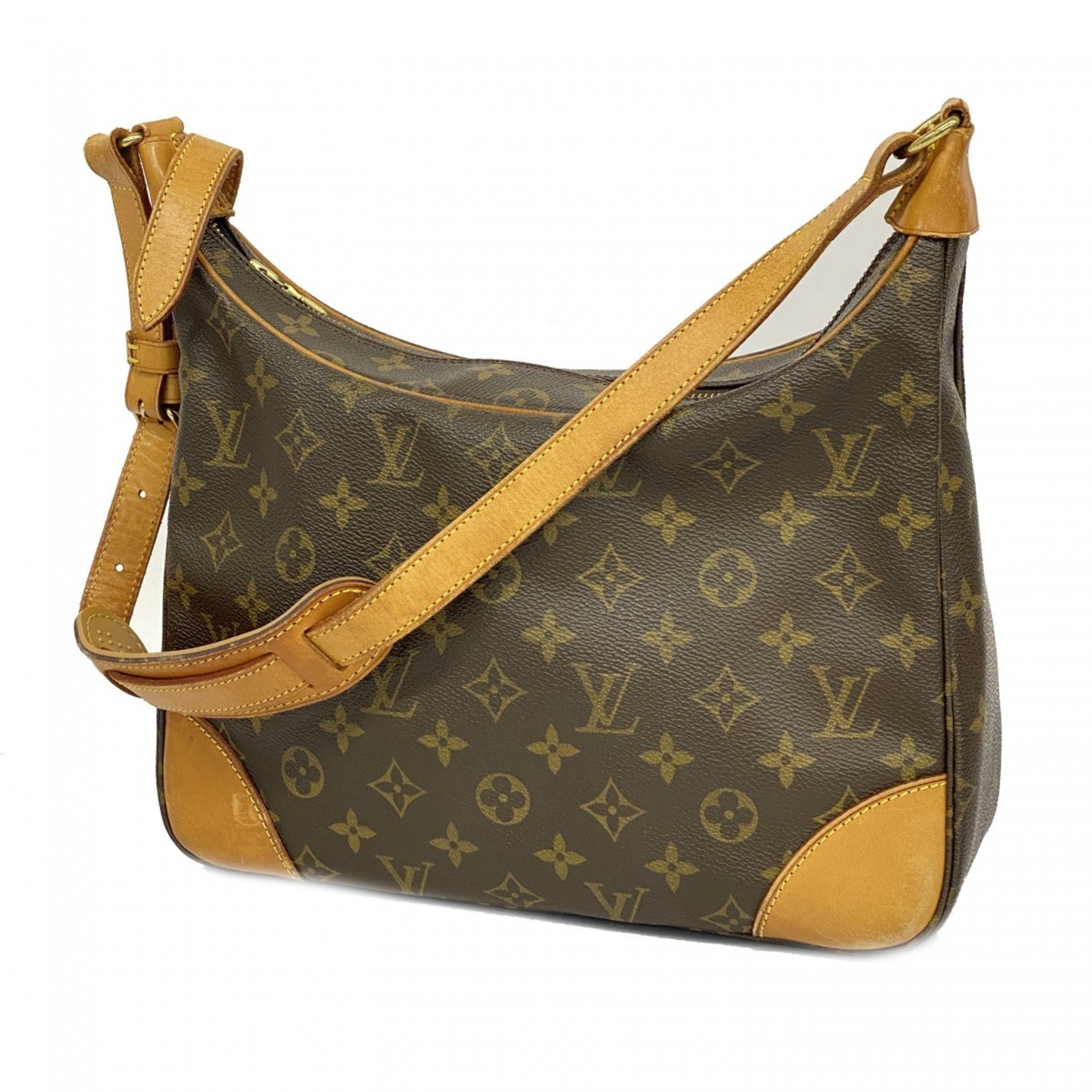 Louis Vuitton Shoulder Bag Monogram Boulogne 30 M51265 Brown Women's