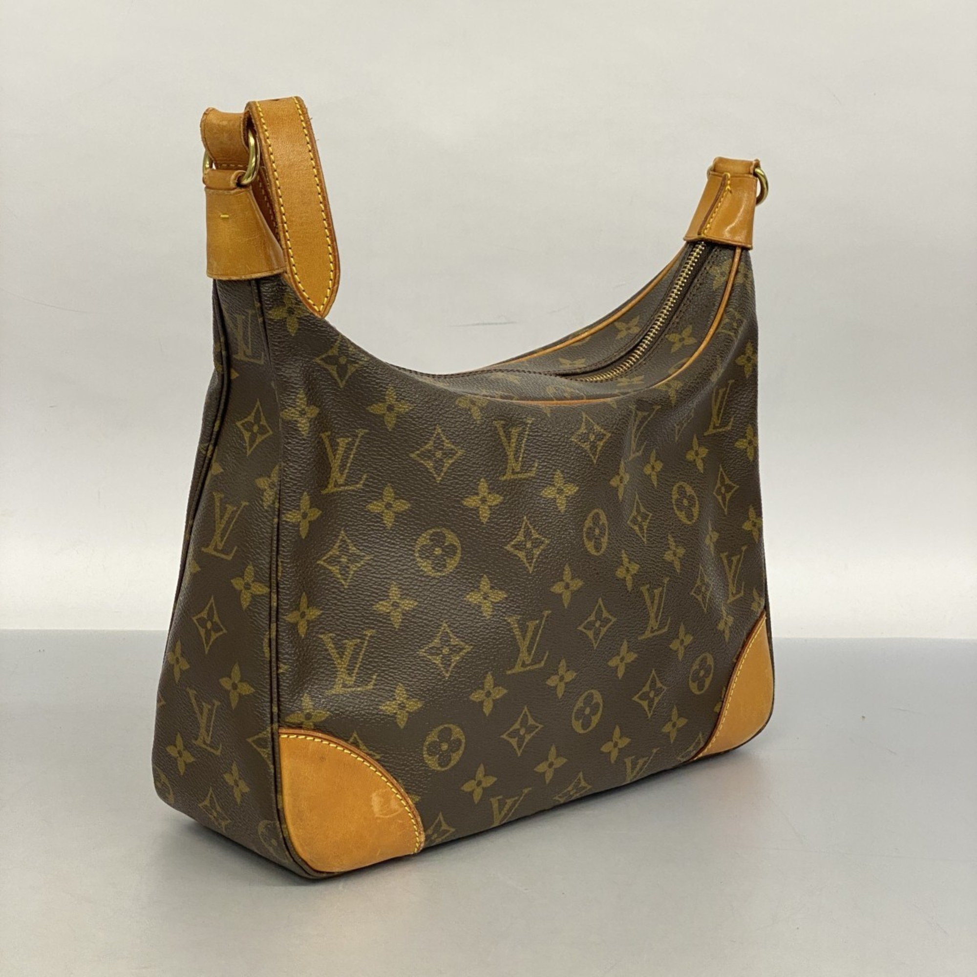 Louis Vuitton Shoulder Bag Monogram Boulogne 30 M51265 Brown Women's