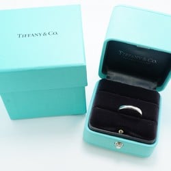 Tiffany Ring Classic Band Pt950 Platinum Size 12.5 Ladies