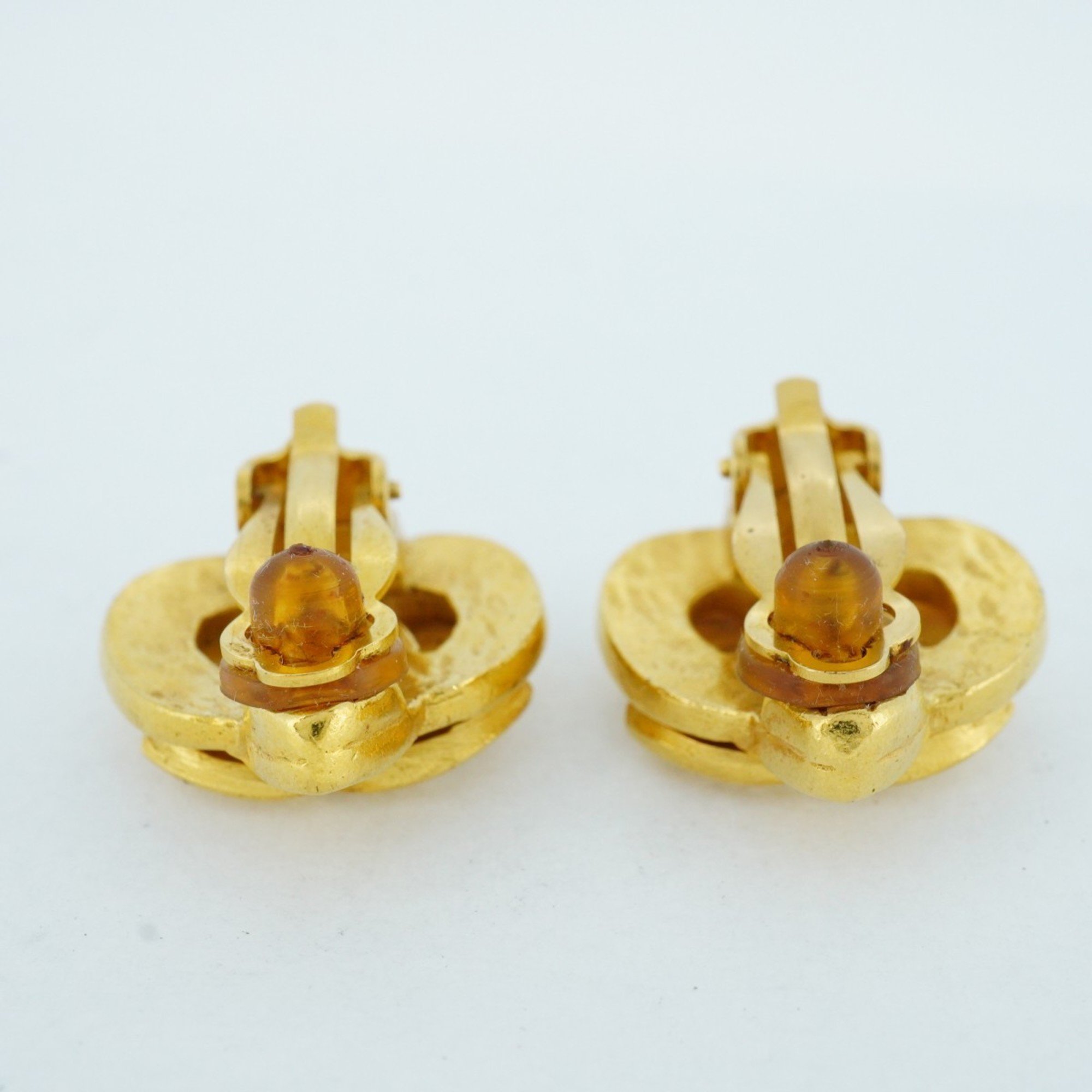 Chanel Earrings Coco Mark GP Plated Gold Ladies