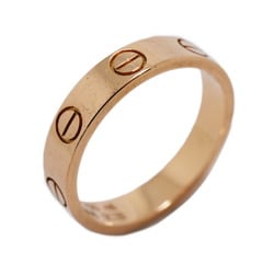 Cartier Ring Love K18PG Pink Gold #48 Ladies