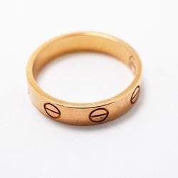 Cartier Ring Love K18PG Pink Gold #48 Ladies