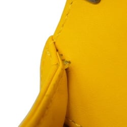 Chanel Shoulder Bag Boy Leather Galuchat Yellow Women's