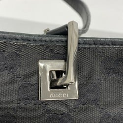 Gucci Tote Bag GG Canvas 31244 Black Women's