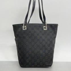 Gucci Tote Bag GG Canvas 31244 Black Women's