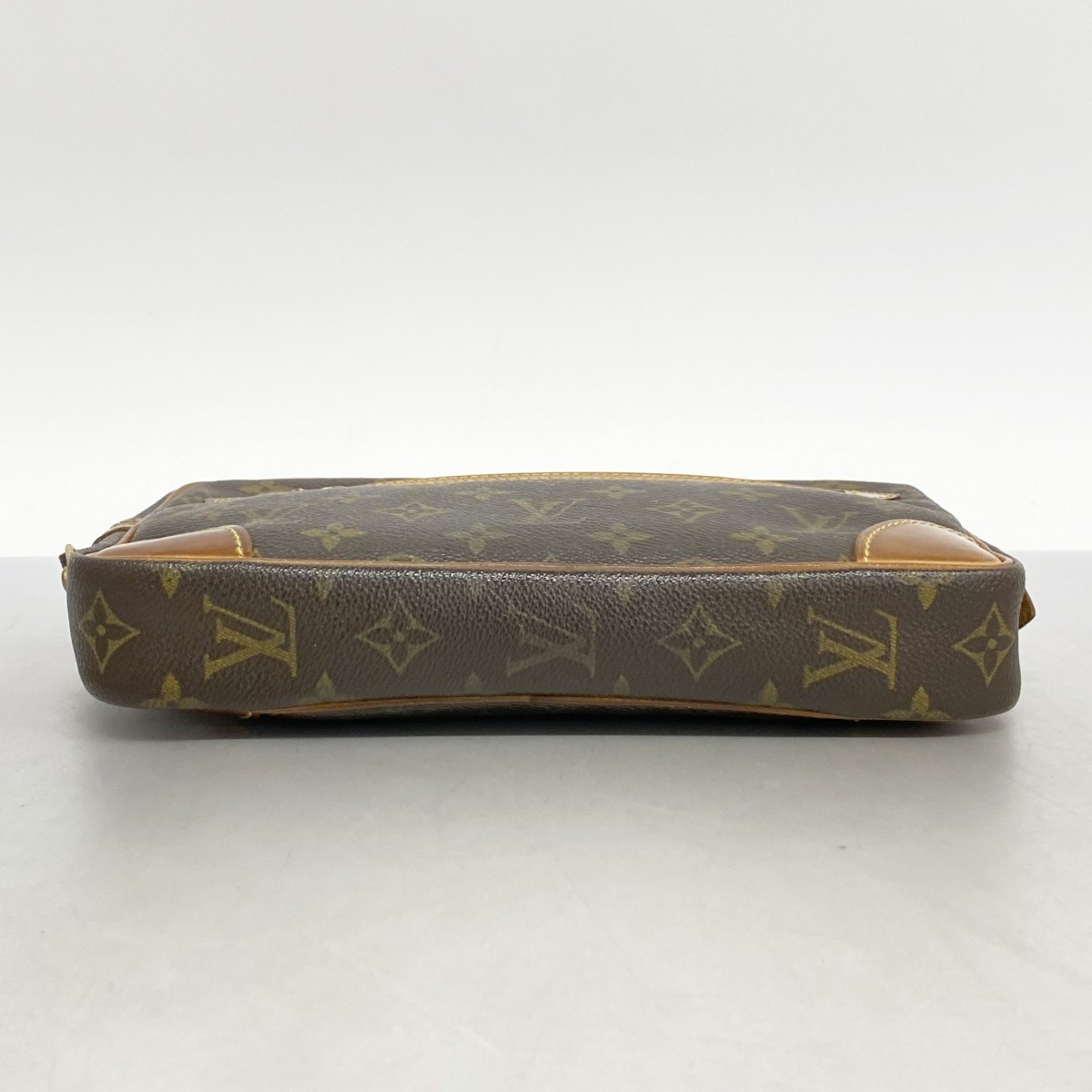 Louis Vuitton Clutch Bag Monogram Marly Dragonne GM M51825 Brown Men's