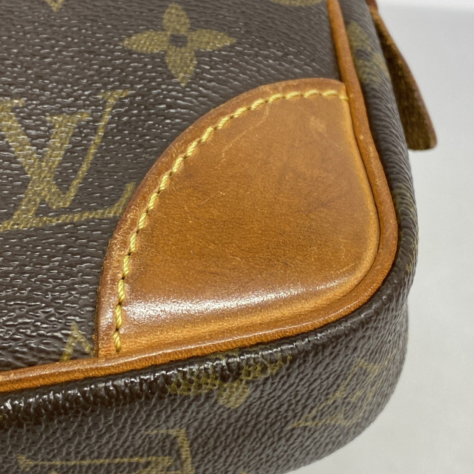 Louis Vuitton Clutch Bag Monogram Marly Dragonne GM M51825 Brown Men's