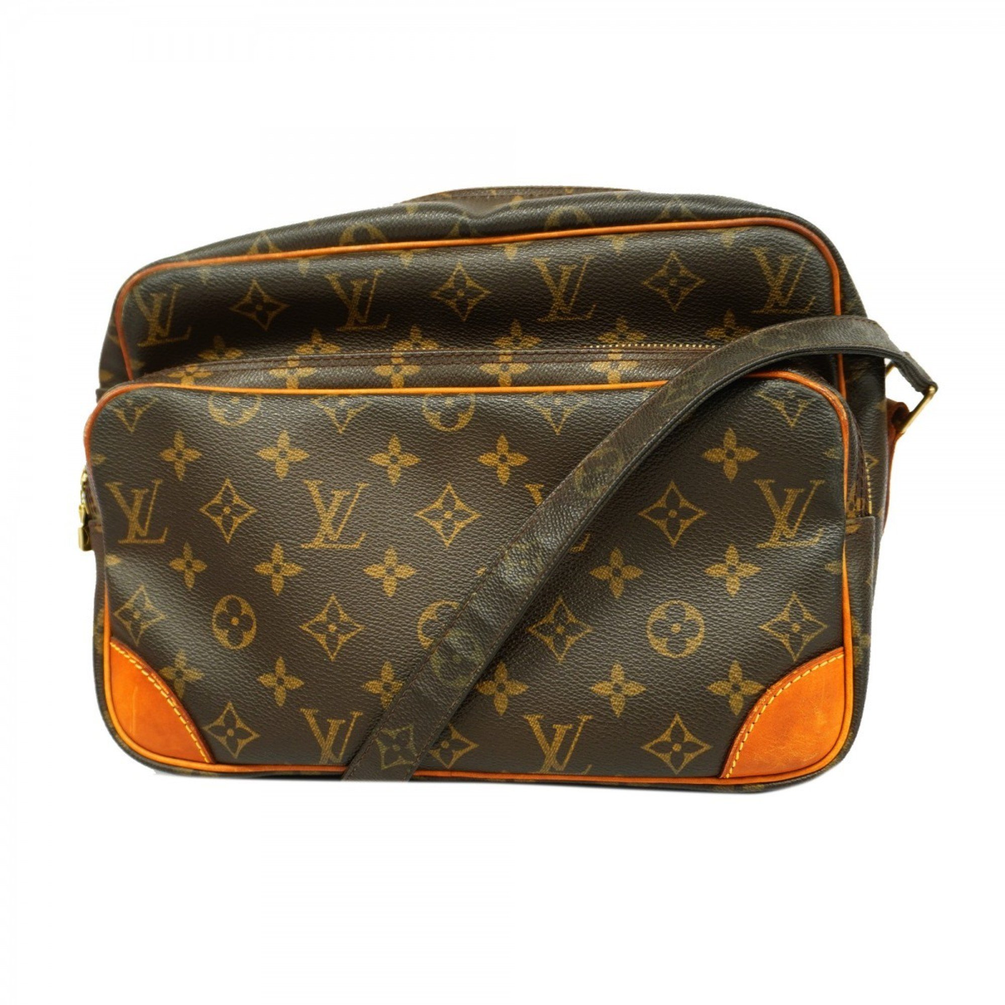 Louis Vuitton Shoulder Bag Monogram Nile M45244 Brown Ladies