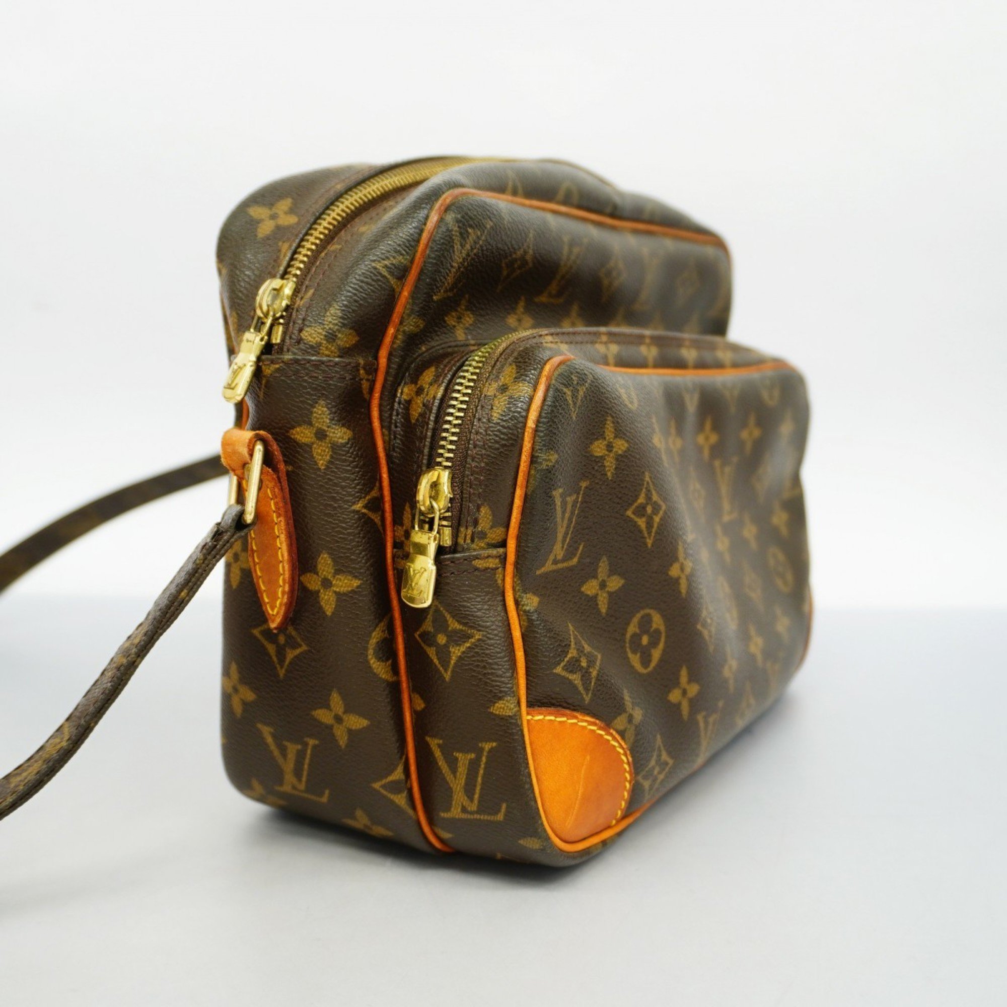 Louis Vuitton Shoulder Bag Monogram Nile M45244 Brown Ladies